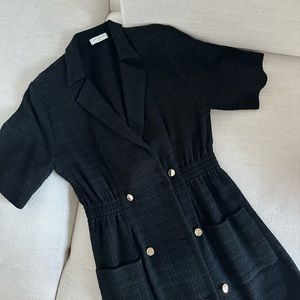 Sandro Tweed Coat Dress